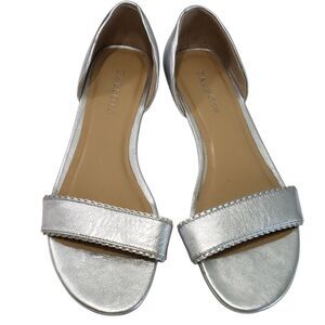 Beautiful Talbots Women's Silver Flats / Sandals, Size 9 M